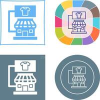 Store Icon Design vector