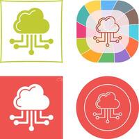 Cloud Computing Icon Design vector