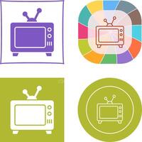 Television Icon Design vector