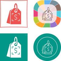 Price Tag Icon Design vector