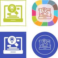 Find Location Icon Design vector