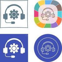 Customer Support Icon Design vector