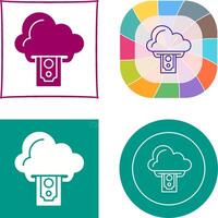 Cloud Computing Icon Design vector