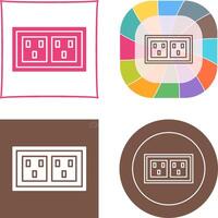 Socket Icon Design vector