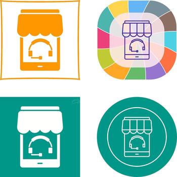 Support Icon Design vector