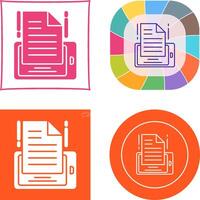 Test Icon Design vector