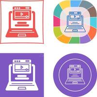 Webinar Icon Design vector