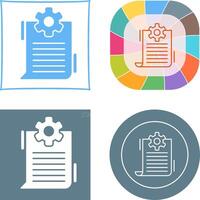 Content Management Icon Design vector