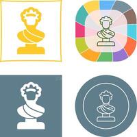 Statue Icon Design vector