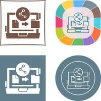 File Share Icon Design vector