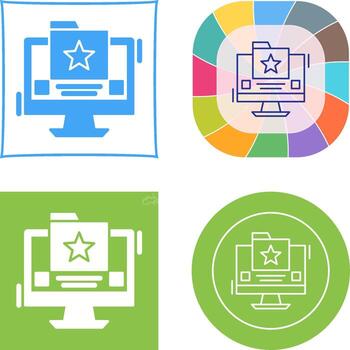 Favourite Folder Icon Design vector