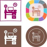 Work Table Icon Design vector