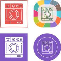 Washing Machine Icon Design vector