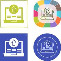 Upload Icon Design vector