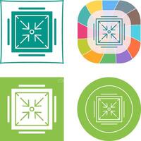 Minimize Icon Design vector