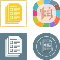Notes Icon Design vector