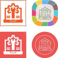 Web Development Icon Design vector