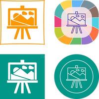 Canvas Icon Design vector