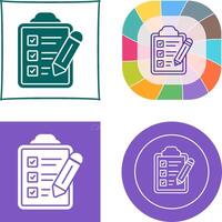 Checklist Icon Design vector
