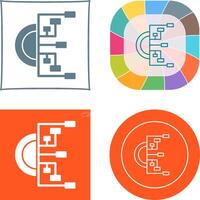 Flowchart Icon Design vector
