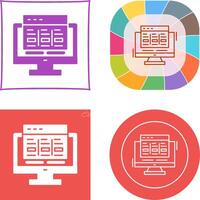 Layout Icon Design vector