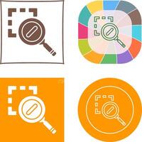 Zoom Out Icon Design vector