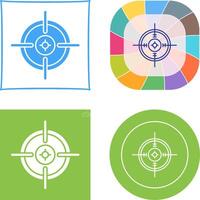Aim Icon Design vector