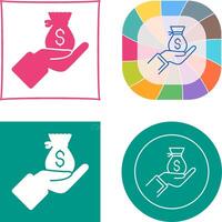 Wage Icon Design vector