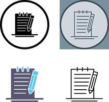 Check Up List Icon Design vector