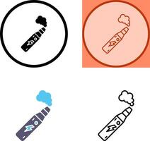 Electronic Cigarette Icon Design vector