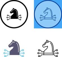 Trojan Icon Design vector