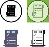Today to Done CheckList Icon Design vector