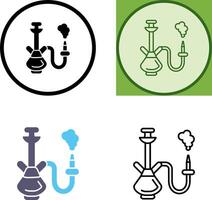 Hookah Icon Design vector