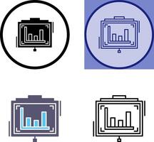 Presentation Icon Design vector