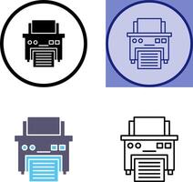 Printer Icon Design vector