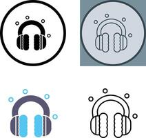 Earmuff Icon Design vector