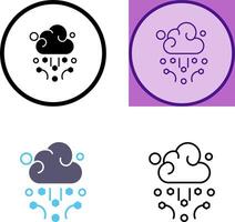 diseño de icono de granizo vector