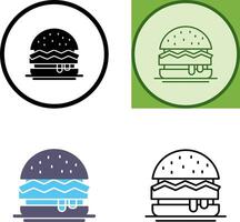 diseño de icono de hamburguesa vector