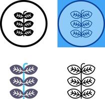 Tobacco Leafs Icon Design vector