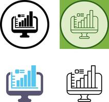 Monitor Icon Design vector