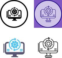 Synchronization Icon Design vector