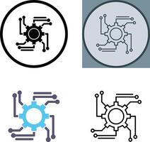 diseño de icono de automatización vector