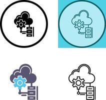 Big Data Icon Design vector