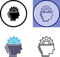 Machine Learning Icon Design vector