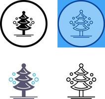 Pine Tree Icon Design vector