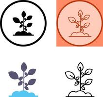 Sprout Icon Design vector