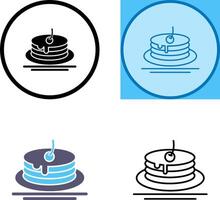 Pancake Icon Design vector