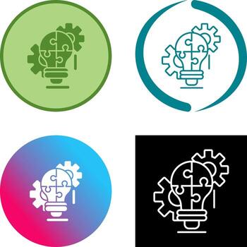 Problem Solving Icon Design vector