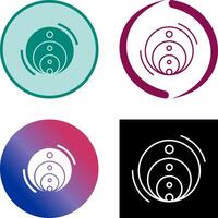 Venn Diagram Icon Design vector