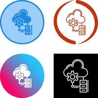 Big Data Icon Design vector